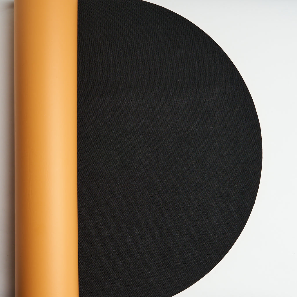 tapis de sport orange