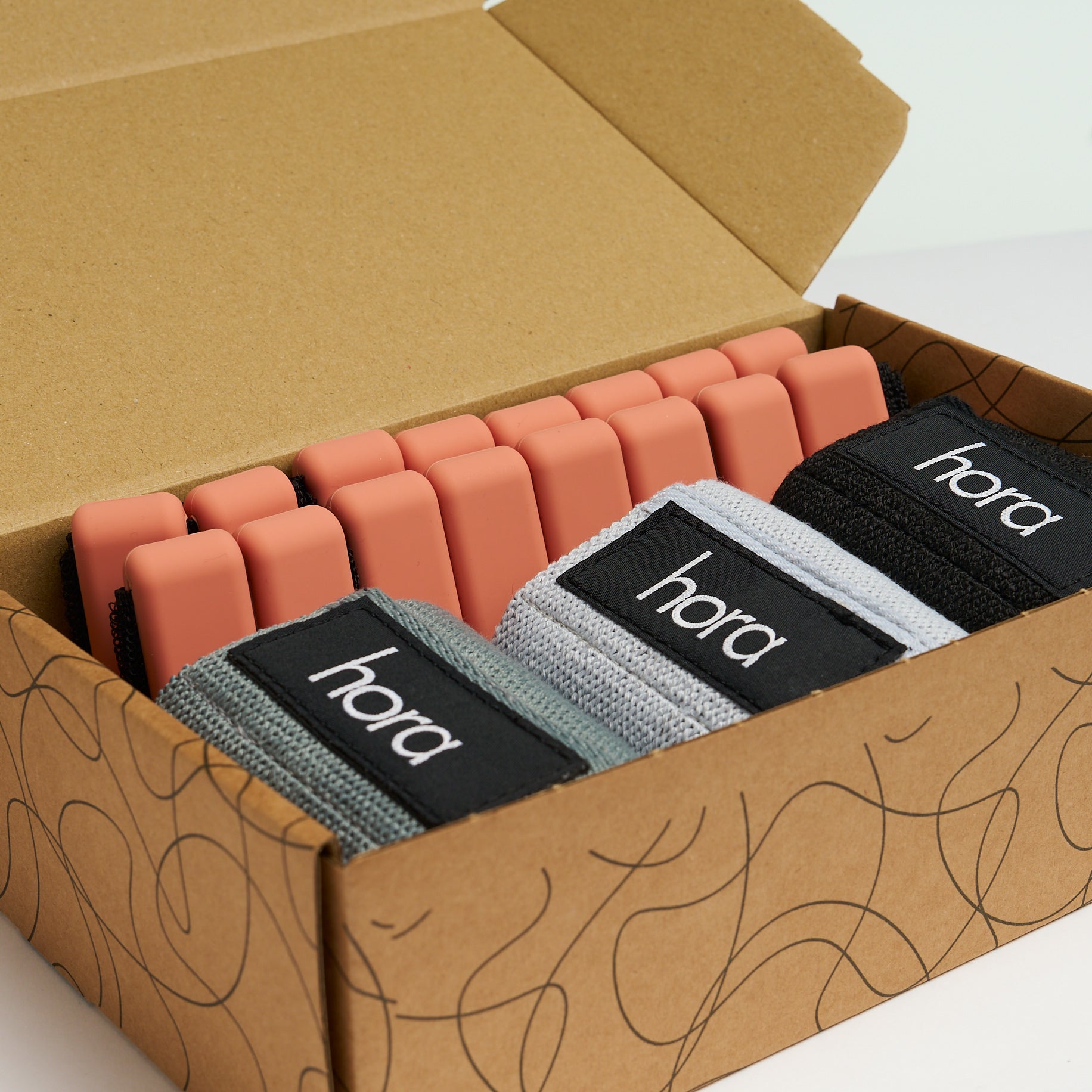 Kit Bandes de résistance et bracelets lestés orange