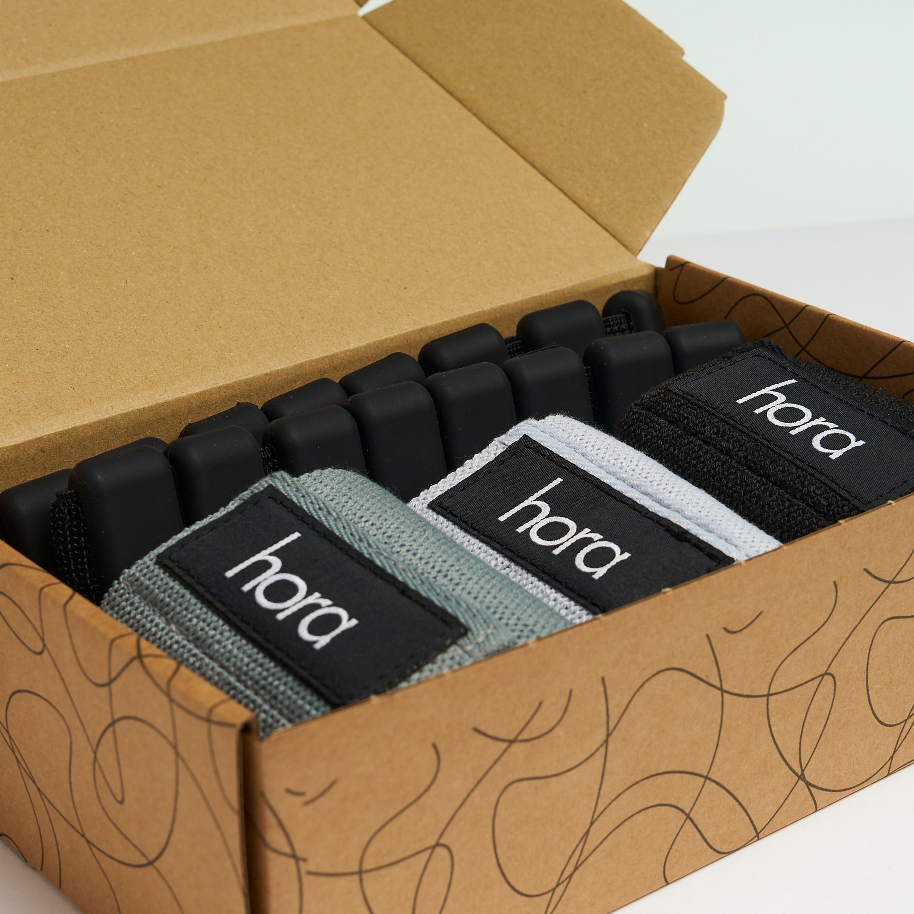 Kit Bandes de résistance et bracelets lestés noir
