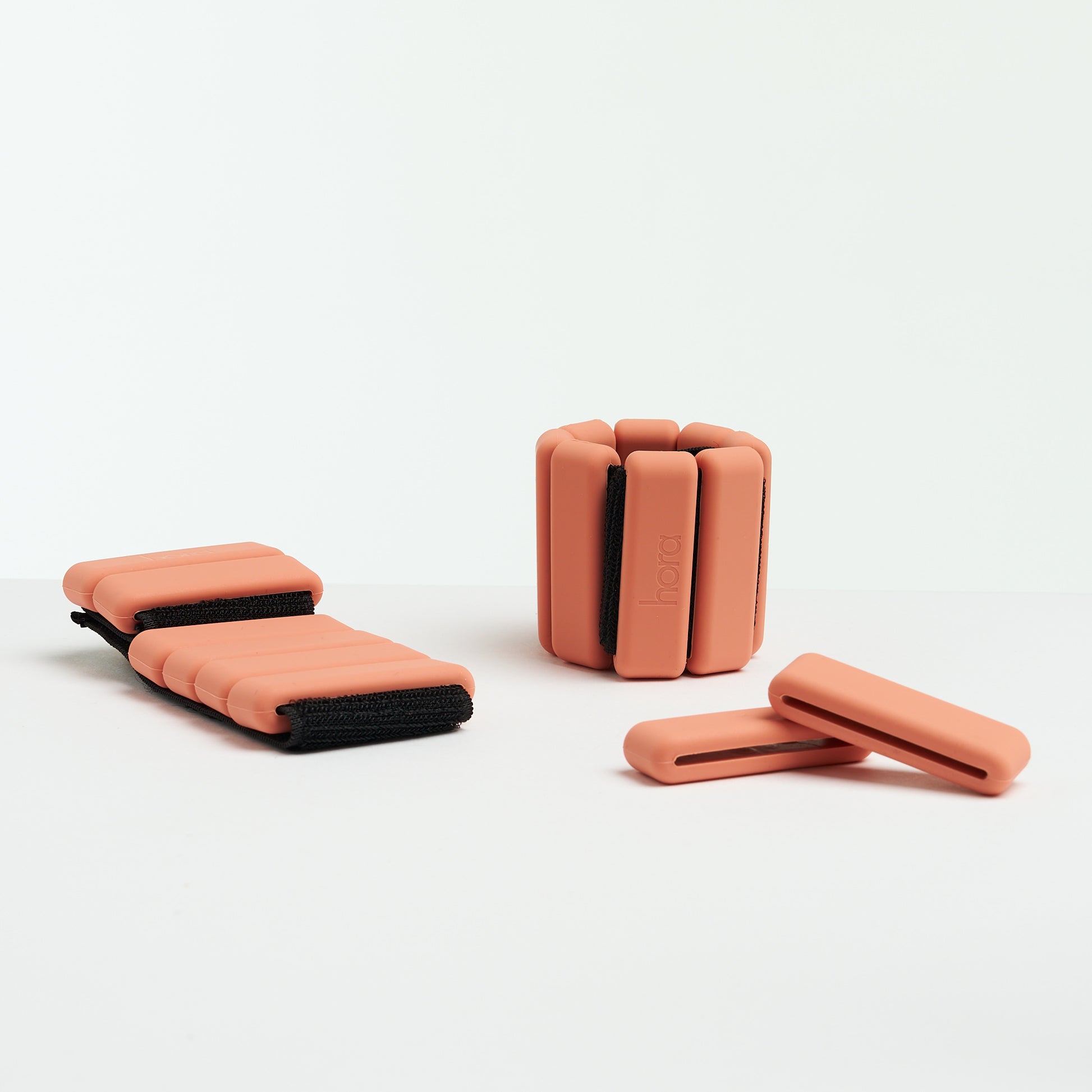 paire bracelets lestés orange