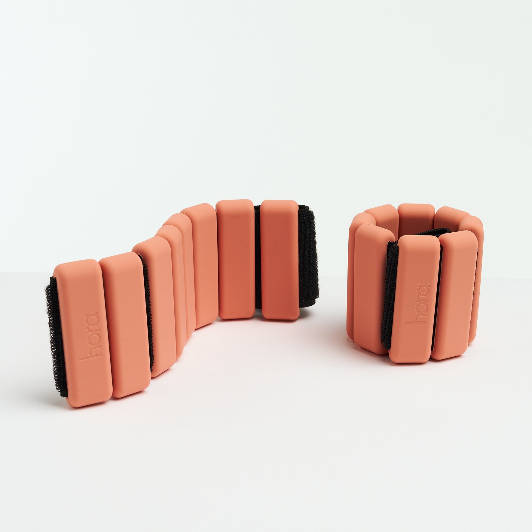 paire bracelets lestés orange